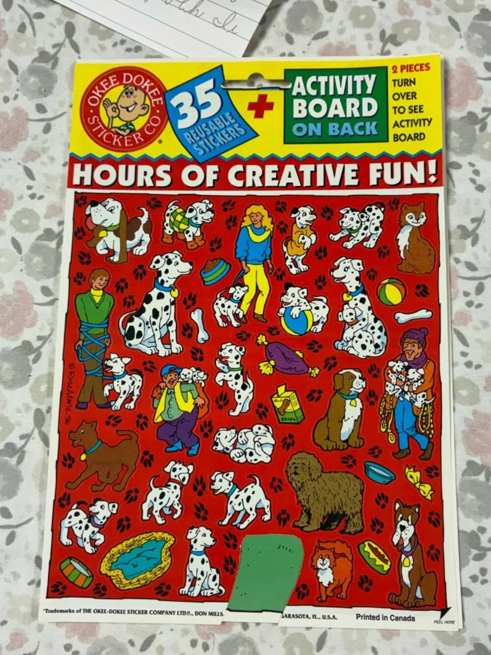 School themed set: 8 Papers, 1 Sticker Page, 2 added Sticker Pages
